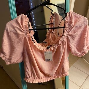 off the shoulder crop top